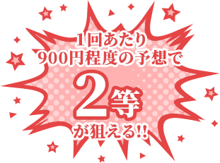 1回の予想は立ったの25円